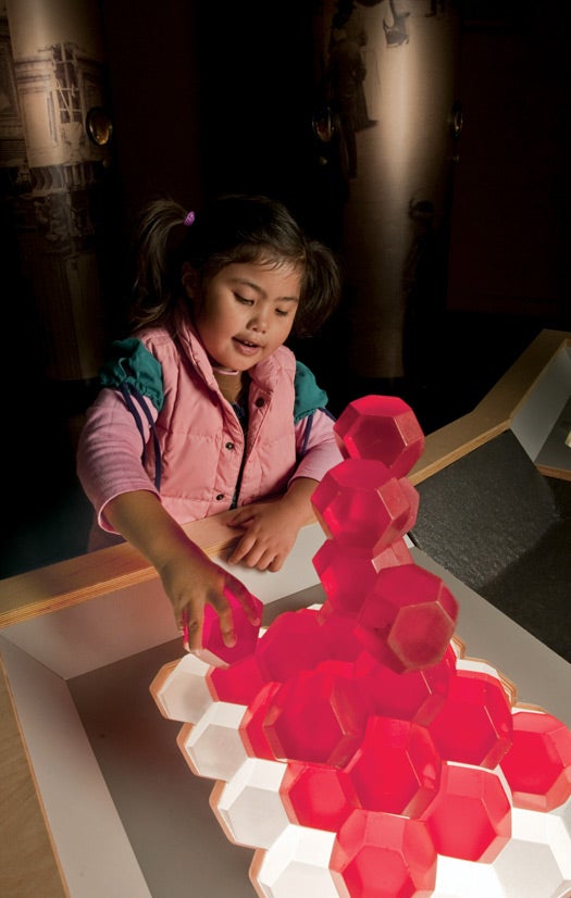 In 2010, the Exploratorium science museum in San Francisco debuted its traveling playground, an innovative concept with an innovative goal: to introduce children to the complexities of geometric shapes by letting them physically explore them.