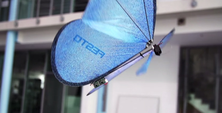 Watch A Flock Of Drone Butterflies Flutter Around [Video]