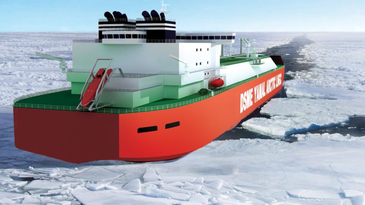 World’s First Ice-Breaking Tanker Ships Will Plough Through Arctic Route