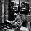 In 1946, the Army announced ENIAC, short for Electronic Numerical Integrator And Computer, which was quickly lauded as the "Giant Brain." ENIAC, the first general-purpose electronic computer, astounded scientists with its ability to compute mathematical equations at lightning speed. Compared to other computer projects, like the UK's Colossus machine, whose existence was unveiled only in the 1970s, ENIAC's existence became public knowledge soon after its conception. The United States Army funded and commissioned work on ENIAC during World War II. Initially, the operation was begun in secret at the University of Pennsylvania under the code name "Project PX." Read the full story in "Lightning Strikes Mathematics"