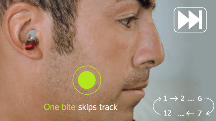 MP3 Player Lives In Your Ear, Controlled With Your Teeth