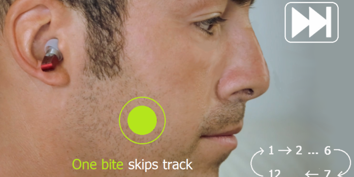 MP3 Player Lives In Your Ear, Controlled With Your Teeth