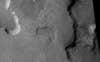 A second close-up of a Martian crater shows another lake that also appears to have burst its banks, allowing liquid water to flow across the Martian surface hundreds of millions of years after liquid water was thought to have ceased existing there.