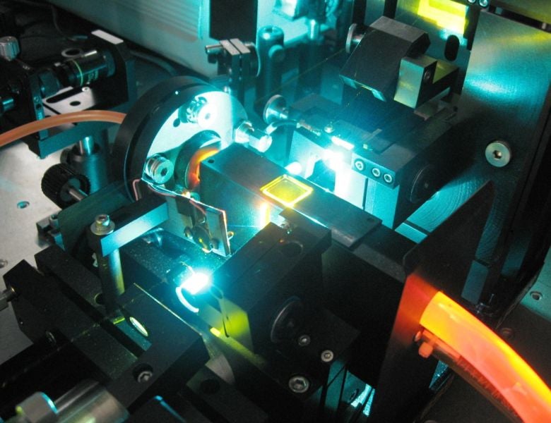 <strong>Prices vary</strong> There are so many lasers to choose from, it can be overwhelming. Luckily, laser-maker Coherent Inc. has a <a href="http://www.coherent.com/FinderLaser/">FinderLaser</a> program to help you focus your laser options and find the one that fits you best. This is a Coherent model 899 ring dye laser, with rhodamine 6G dye, pumped with a 514 nm argon laser. The laser is tuned somewhere around 580 nm, according to photographer Han-Kwang at the AMOLF Institute in Amsterdam, Netherlands. The Talisker 523-8, from a new family of high peak power and high average power picosecond lasers, designed for materials processing. The laser's picosecond pulses can minimize the areas affected by heat, allowing for supreme precision. From the catalog entry: aMinimizing thermal damage enables a new range of high precision applications such as silicon machining, wafer dicing, solar cell manufacturing and glass scribing with unprecedented quality.a You can get it in wavelengths of 1064 nm, 532 nm and 355 nm, or in a package that includes all three wavelengths.