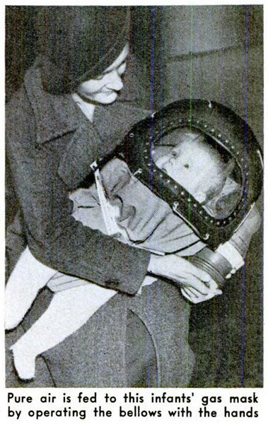 Baby Gas Mask Gets an Upgrade: August 1939