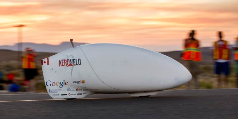 This Bike Is The World’s Fastest Human-Powered Vehicle