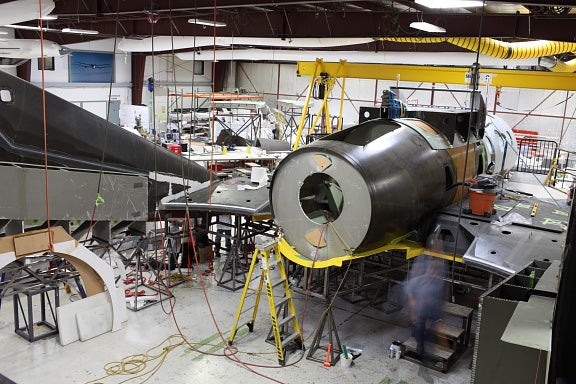 SpaceShipTwo Under Construction 3