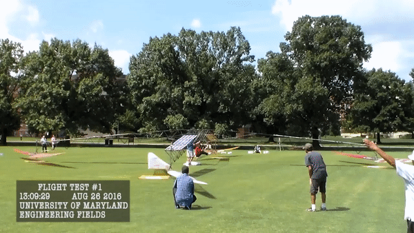 Solar-Powered Helicopter Takes Flight