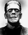Actor Boris Karloff as Frankensteinâs monster