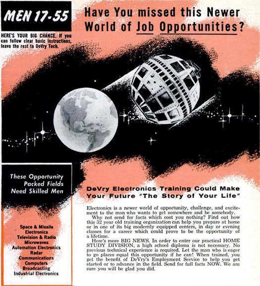 DeVry Advertisement: February 1964