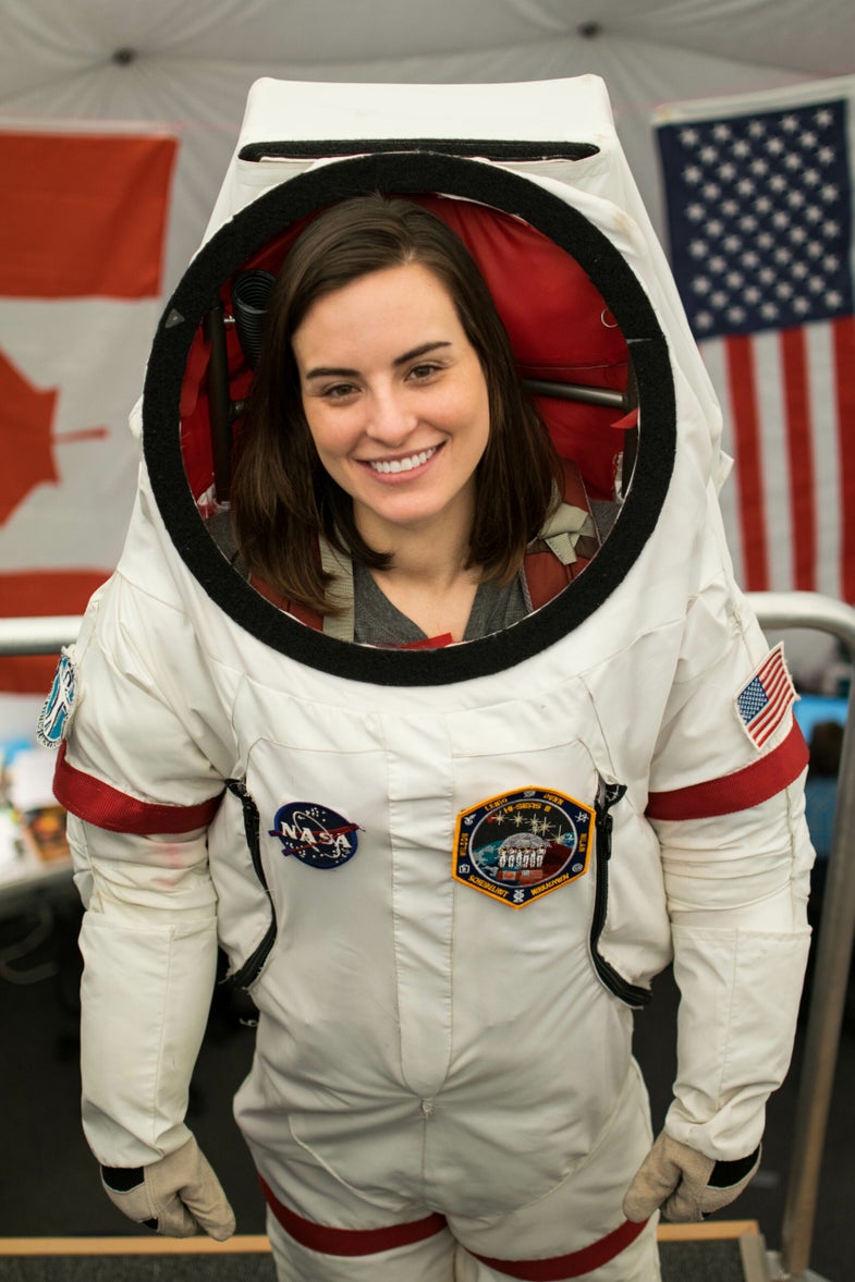 <a href="http://fivestarview.blogspot.com/">Jocelyn Dunn</a>, an industrial engineering PhD candidate at Purdue University, is one of the six crewmembers who lived in a dome habitat for eight months to simulate Martian life.