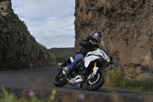 Roads carved through mountains of volcanic rock were a true test of both the Sport mode and the rider's limits.