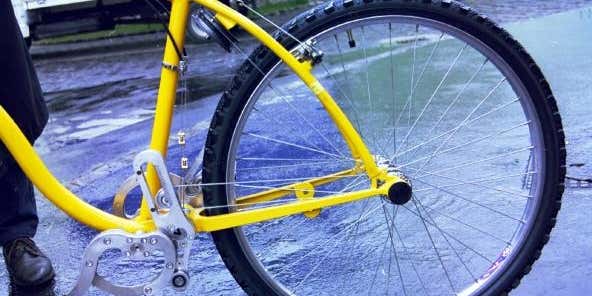 Chainless Bicycle Uses Wire and Pulley System, Eliminating Grease and Increasing Cool Factor