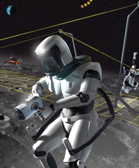 Engineers who study how to prevent prospectors from drifting into space have envisioned everything from a rope-tethering system and ground nets to adhesives, harpoons and jetpacks.
