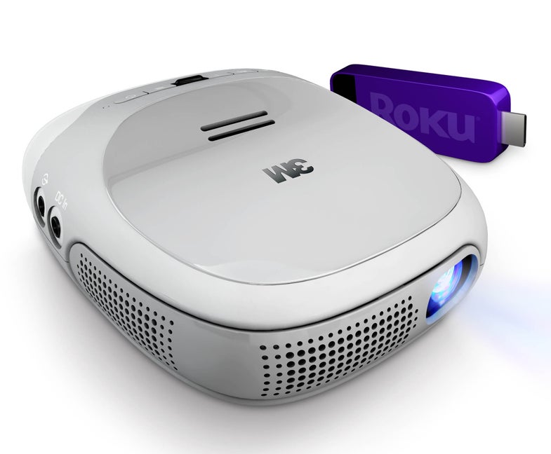 3M’s New Streaming Projector Has The Brains Of A Roku