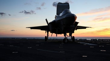 F-35B On The Deck Of The *USS Wasp* During Testing