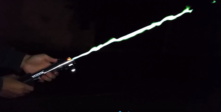 Watch This Homemade, Gas-Powered Lightsaber Destroy Things