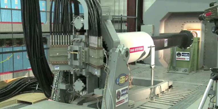 The Navy Wants To Fire Its Ridiculously Strong Railgun From The Ocean