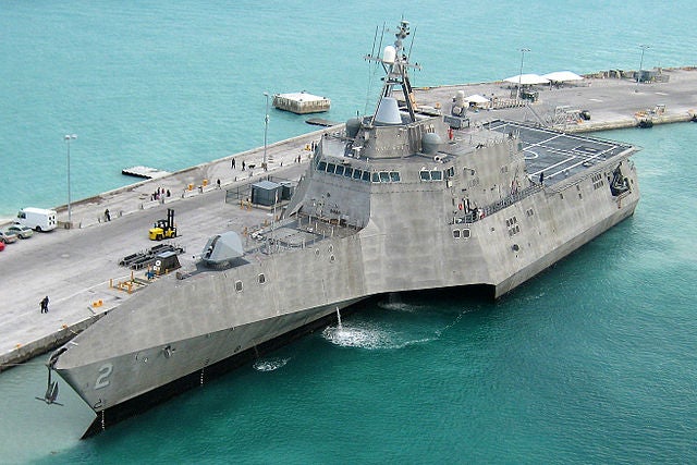 Littoral Combat Ship USS Independence At Naval Air Station Key West