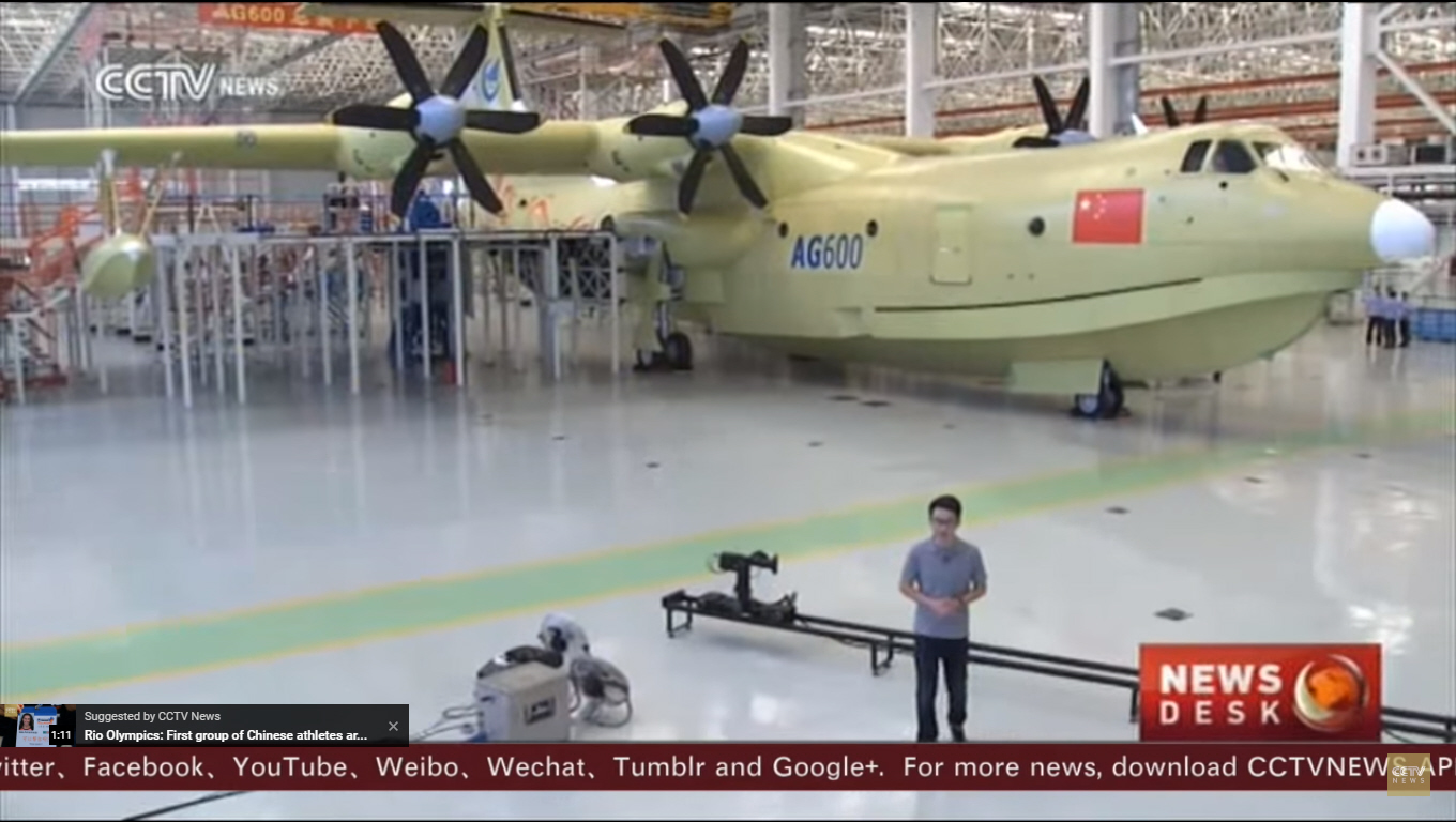 China Unveils Giant Seaplane