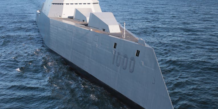 Watch The USS Zumwalt’s First Tests At Sea