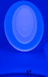James Turrell, Aten Reign, 2013, Daylight and LED light, dimensions variable © James Turrell, Installation view: James Turrell, Solomon R. Guggenheim Museum, New York, June 21–September 25, 2013