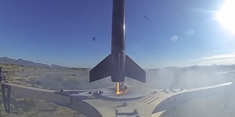 Watch A Drone Launch A Rocket