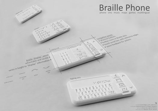 The First Elevated-Pin Braille Smartphone Gets A Prototype