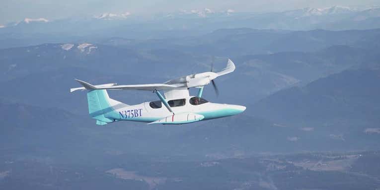 Legendary Plane Designer Burt Rutan Tests Weird Seaplane