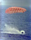 Gemini 9 Splashing Down