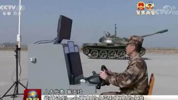 China is converting old Soviet tanks into autonomous vehicles