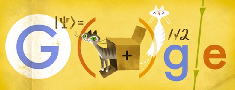 Google Doodle Honors Physicist Erwin Schrödinger And His Quantum Cat