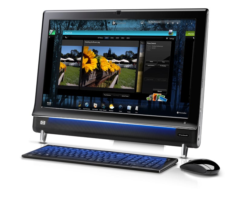 This 23-inch computer works just as well as a TV—a 1080p HDTV, at that. It comes with a built-in TV tuner, for channeling free over-the-air stations, and an HDMI port for connecting game consoles, video-players, or cable boxes. How does multi-touch help the boob-tube? A special finger-friendly Hulu app lets you quickly flick through shows. Screen Size: 23 in. Touchscreen Tech: Optical (works with fingers or any non-opaque object) Price: From $1,049