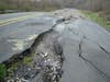 cracked portion of route 61