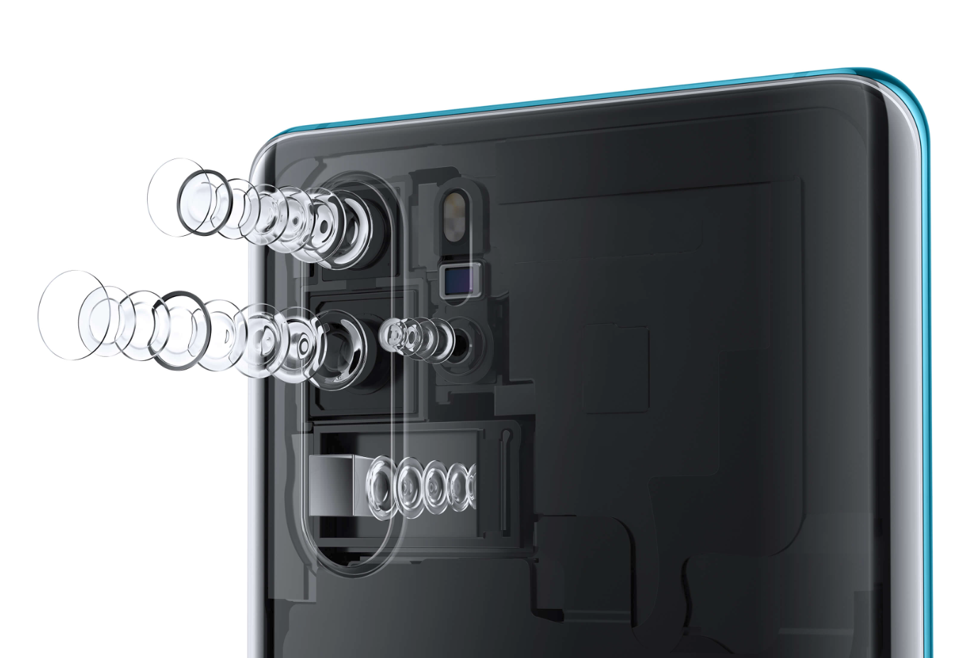 The Huawei P30 Pro smartphone camera sees color differently to capture more light