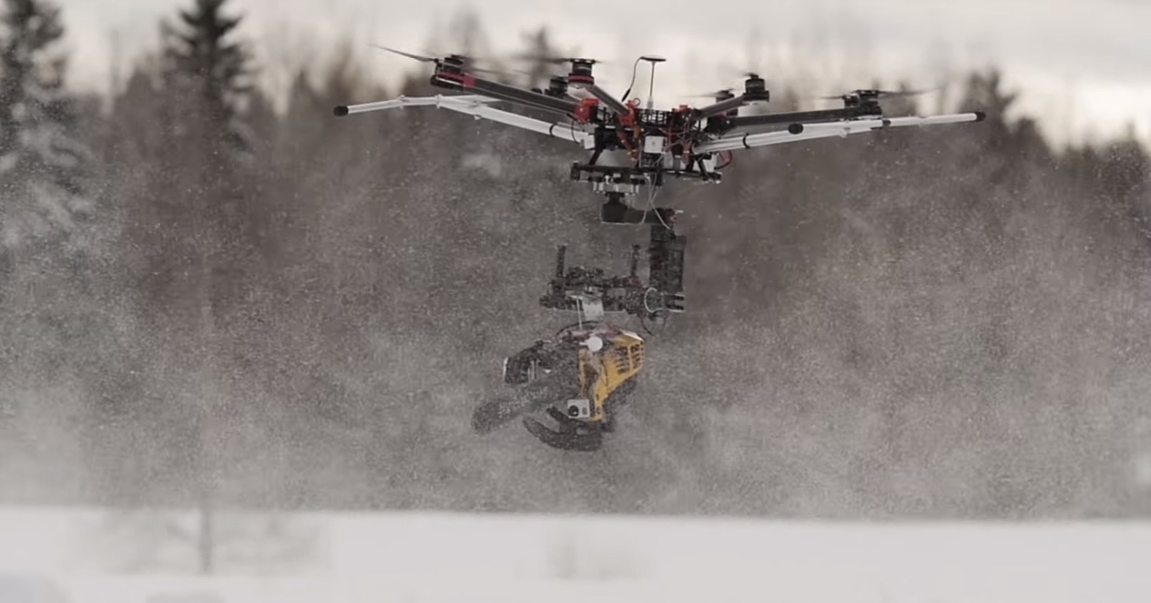 Finnish Filmmakers Gave A Drone A Chainsaw
