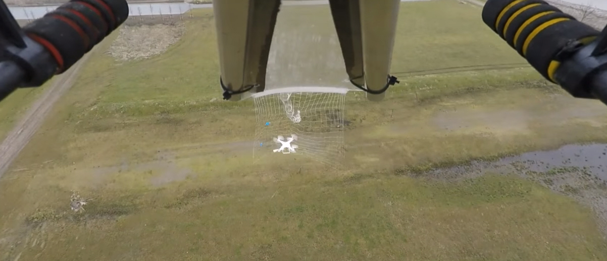 This Drone Fires Nets To Catch Other Drones