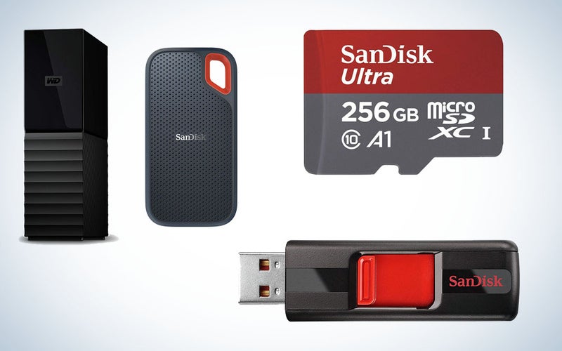 SanDisk, WD, and G-Technology