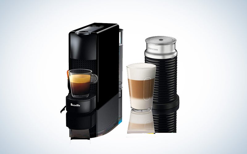 Nespresso and Breville Aeroccino frother bundle