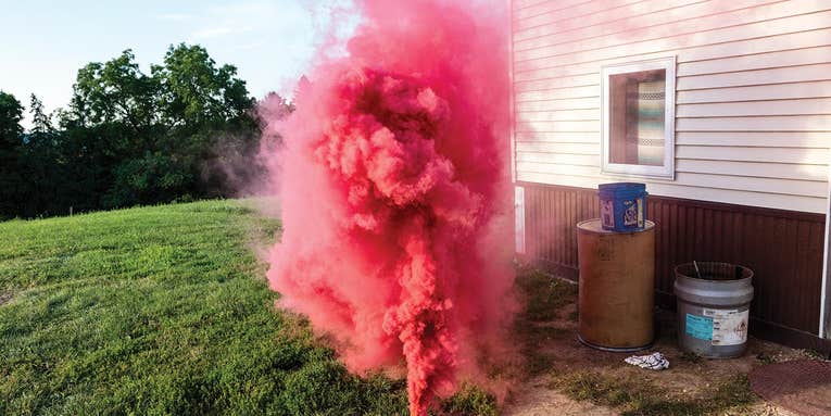 This pyrotechnics expert turned his Minnesota backyard into a DIY fireworks testing ground
