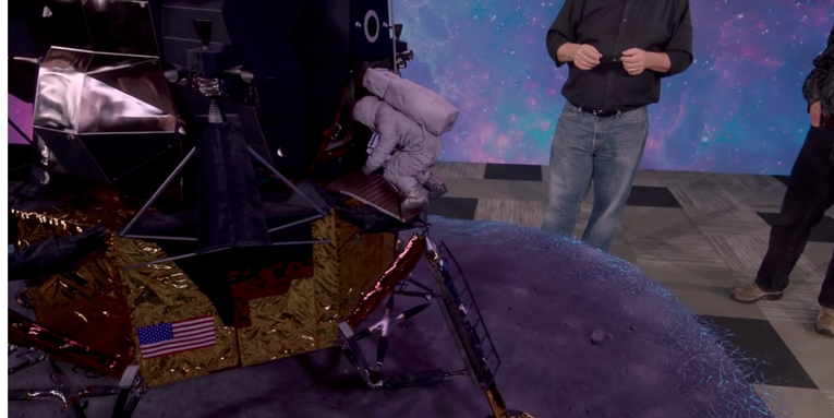Watch the impressive HoloLens 2 Apollo 11 demo that failed during Microsoft’s keynote