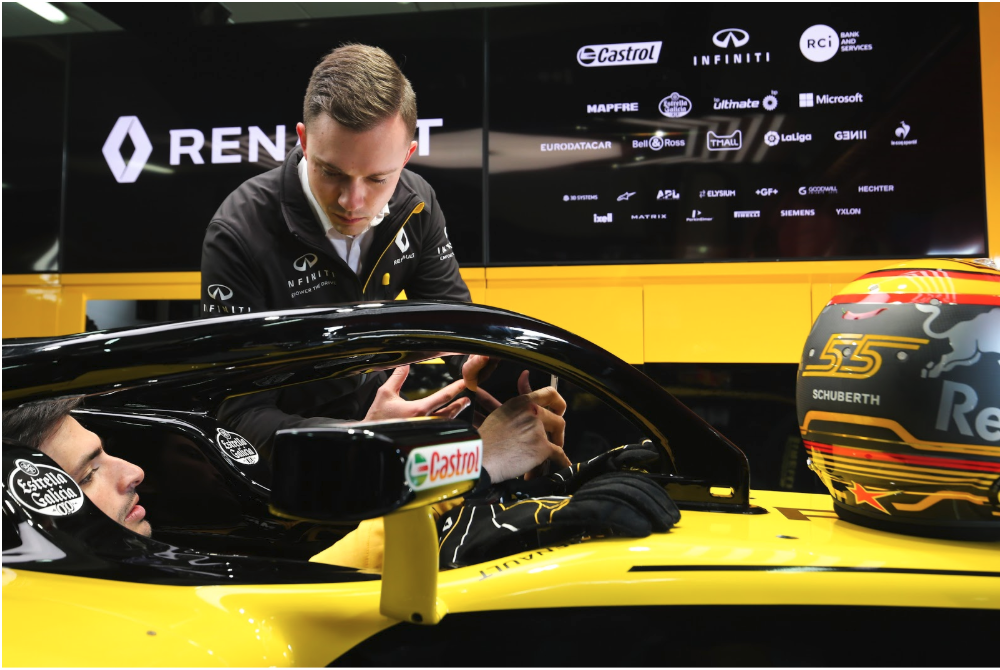 Formula 1 racing teams have intense recruitment programs for engineers