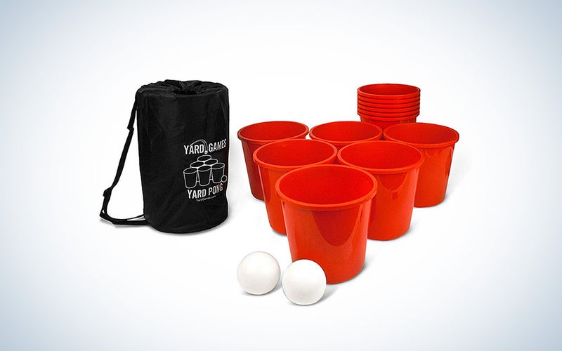 Wicked Big Sports Supersized Pong Outdoor/Indoor Sport Tailgate Games, 6 Cups