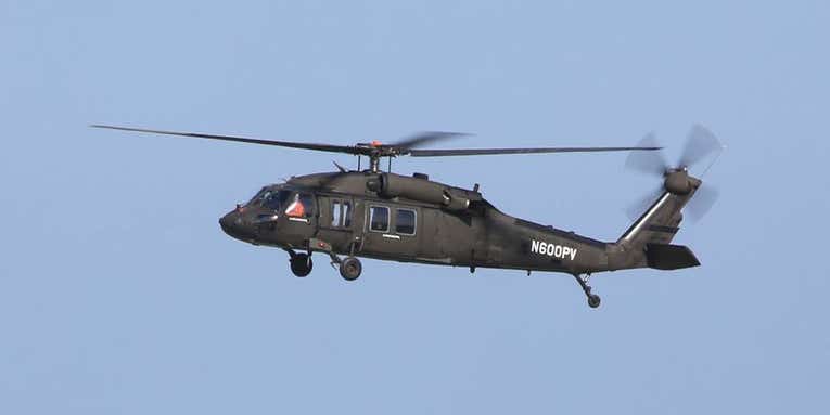 Watch a digitally-upgraded Black Hawk helicopter fly for the first time