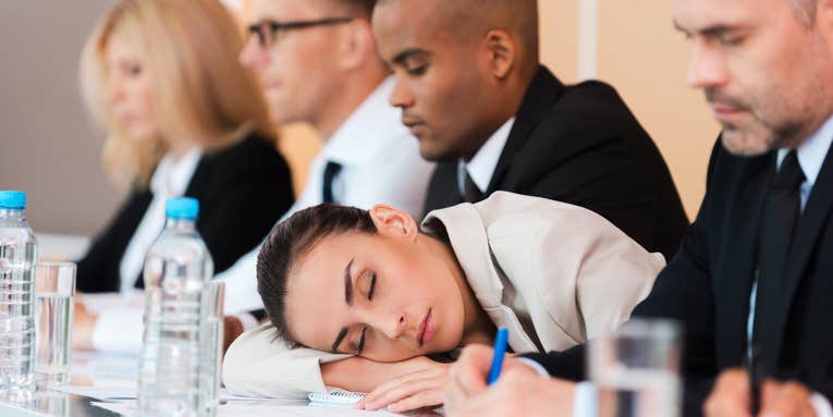 Dozing off in a meeting? It could be the air.
