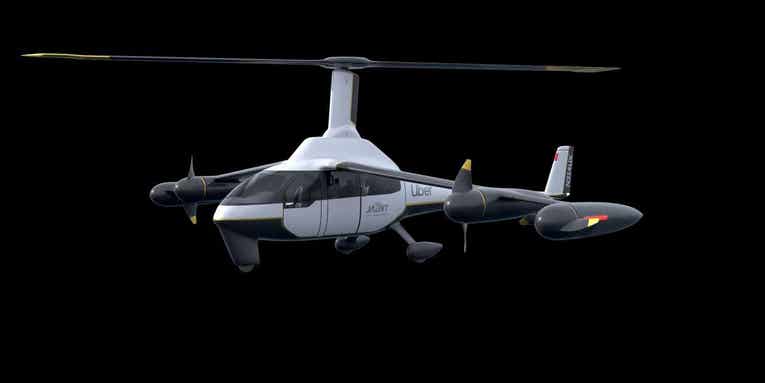 This frankencopter could be Uber’s flying taxi of the future