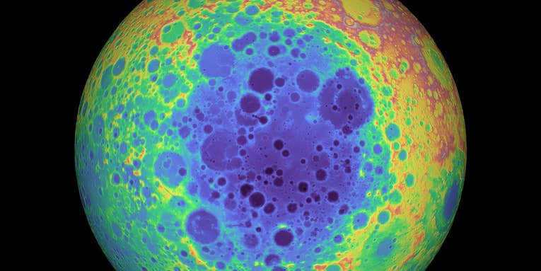 The moon’s south pole is hiding something massive and mysterious