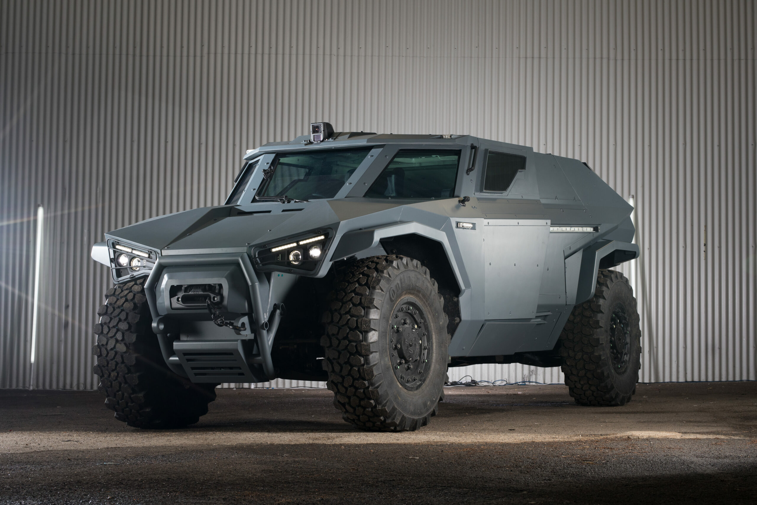 Volvo Groups New Military Vehicle Can Drive Sideways Like A Crab