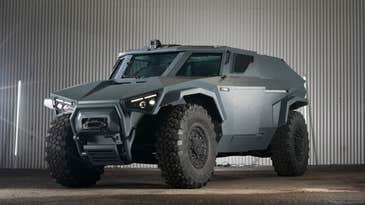 Volvo Group’s new military vehicle can drive sideways, like a crab