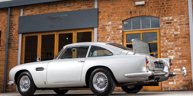 James Bond’s 1965 Aston Martin is up for auction, complete with working gadgets